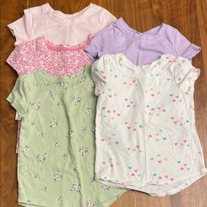 Cat & Jack Kids Short Sleeve Tees - Multi-Color Pack